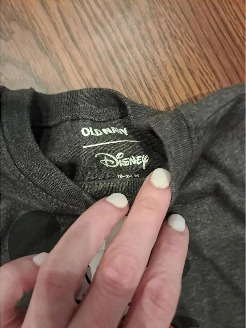 Unisex Mickey Mouse 18-24m‎ OLD Navy Disney T-shirt Grey